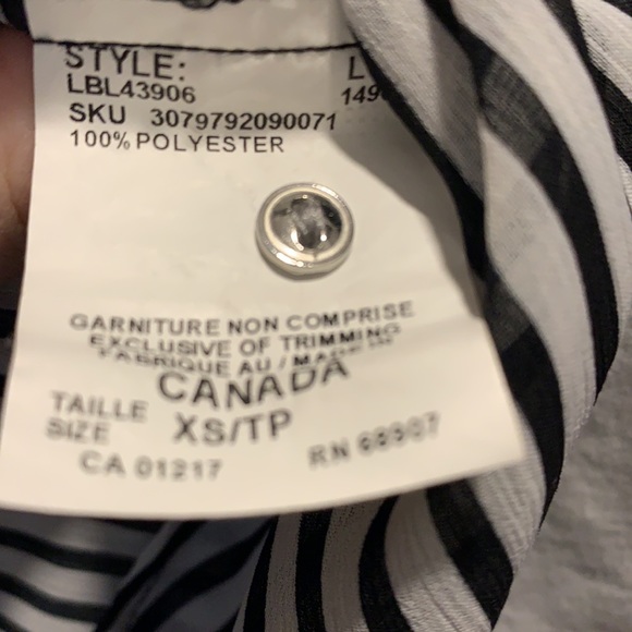 Le Château striped tank top - Size Extra small - Picture 7 of 7